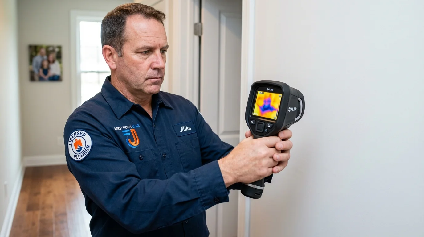 Thermal imaging leak detection by Johns Plumbing LLC in Altadena